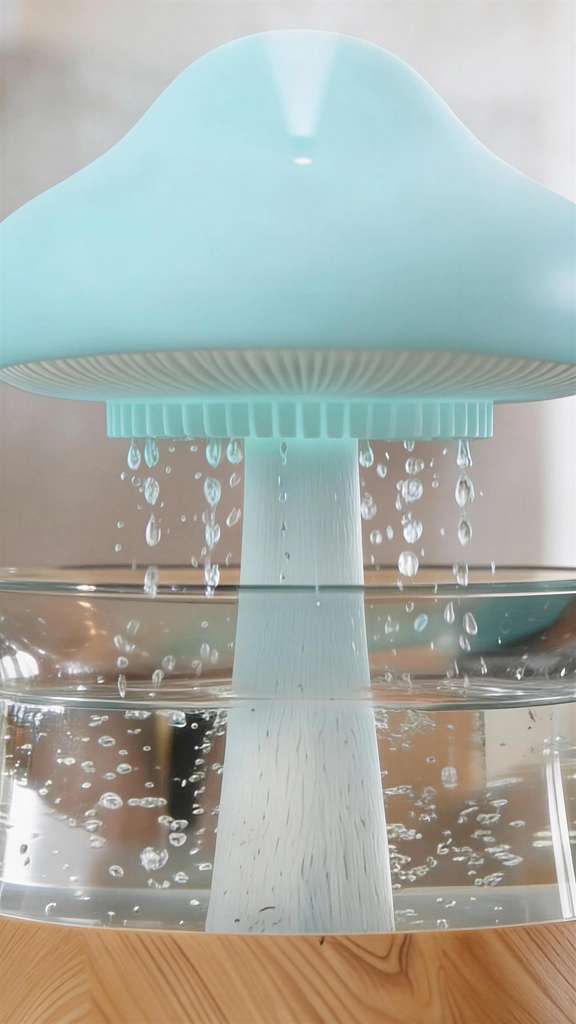 🌧️ Difusor Humidificador Lluvia LED – Relajación Total en Casa